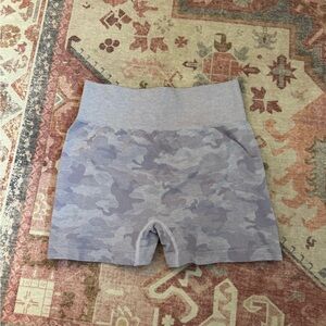 Purple Camouflage Women's Shorts